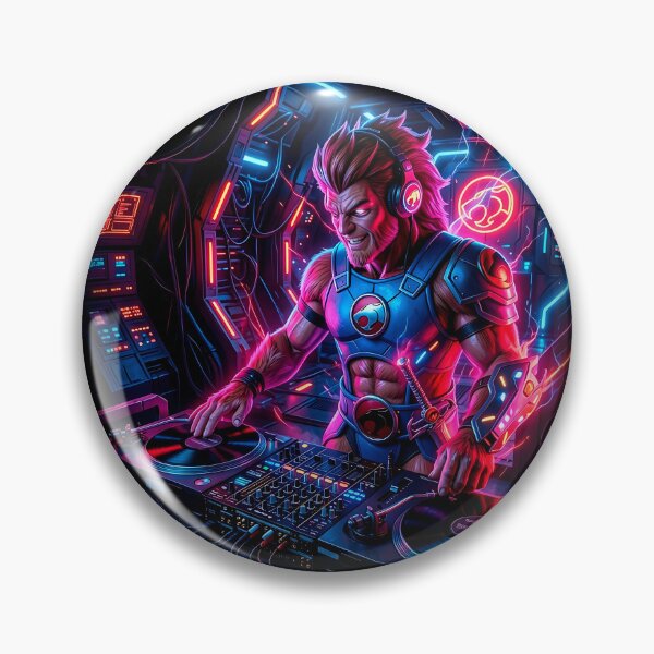 Item preview, Lion-O DJ: Thundercats Retro Synthwave Beats designed and sold by keythxctrs.