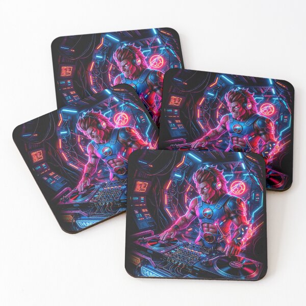 Item preview, Lion-O DJ: Thundercats Retro Synthwave Beats designed and sold by keythxctrs.