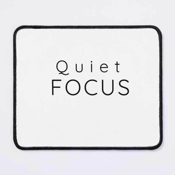 Item preview, Quiet Focus – Minimal Mindset Typography Design designed and sold by Lynn Creates.