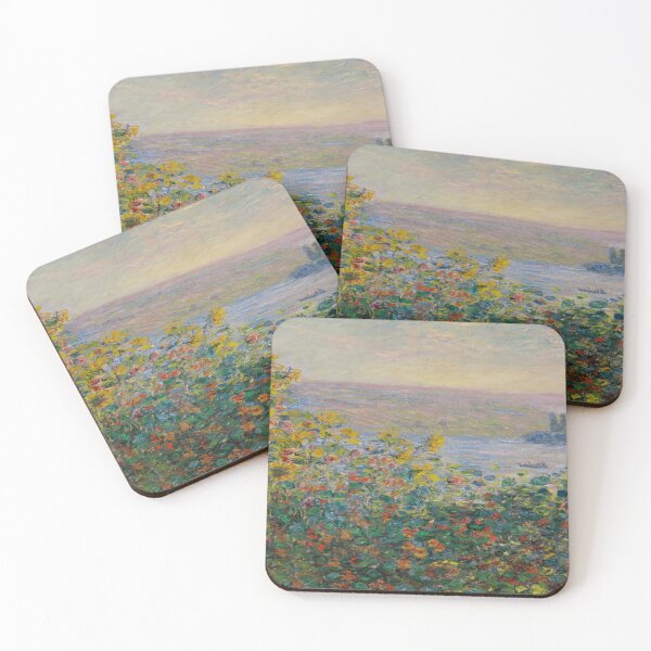 Item preview, Claude Monet - Flower Beds at Vétheuil designed and sold by DONTSPACEAWAY.