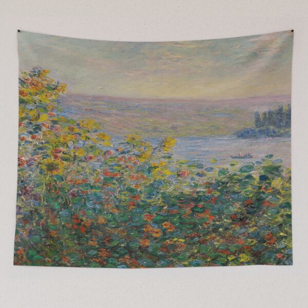 Item preview, Claude Monet - Flower Beds at Vétheuil designed and sold by DONTSPACEAWAY.