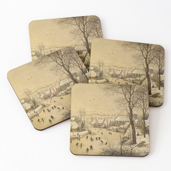 Item preview, Pieter Bruegel the Elder - Winter Landscape with a Bird Trap designed and sold by DONTSPACEAWAY.