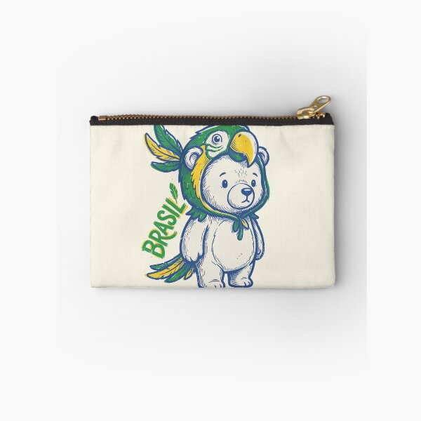 Item preview, 34 Cute Chibi Bear Kawaii – Brazil Soccer Team World Cup designed and sold by KUMAINK.