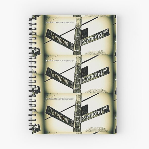 Item preview, Claremont Street & Raymond Avenue, Pasadena, California by Mistah Wilson designed and sold by The Street Sign Store.