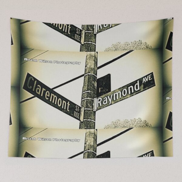 Item preview, Claremont Street & Raymond Avenue, Pasadena, California by Mistah Wilson designed and sold by The Street Sign Store.