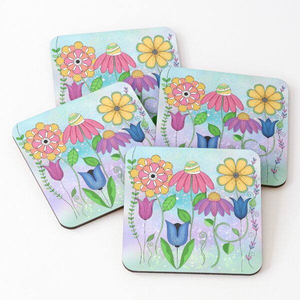 Item preview, Playful Spring Garden designed and sold by NotPrettyinPink.