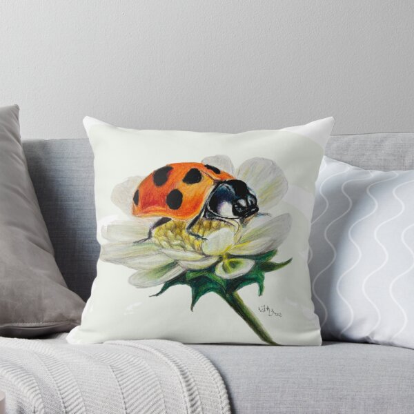 Item preview, Ladybug perched on a flower designed and sold by NathBros.