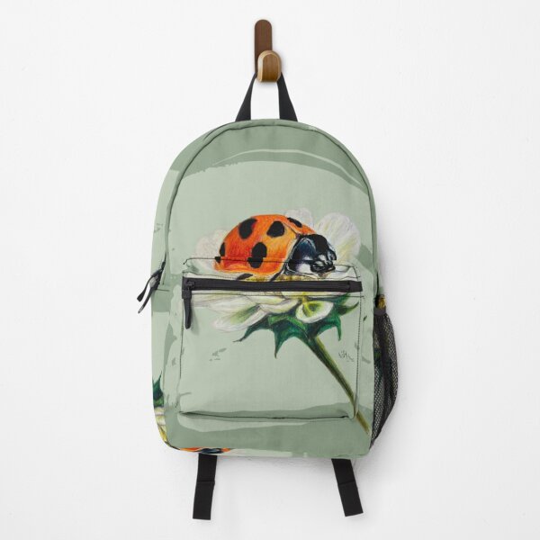 Item preview, Ladybug perched on a flower designed and sold by NathBros.