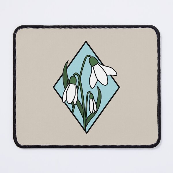 Item preview, Snowdrops - Blue designed and sold by TheeForestFox Shop.
