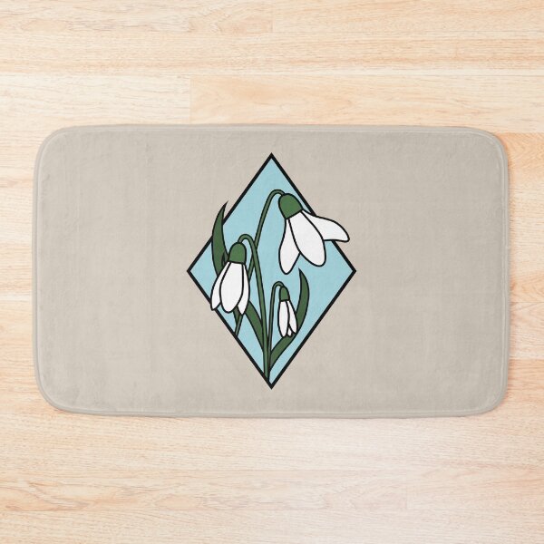 Item preview, Snowdrops - Blue designed and sold by TheeForestFox Shop.