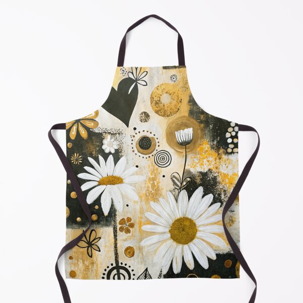 Item preview, Shabby Chic Daisies And Hearts Golden Cream Designs designed and sold by DEC02.