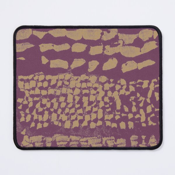 Item preview, Three Grains Textured Monoprint - Beet + Fawn designed and sold by Irene Estelle.