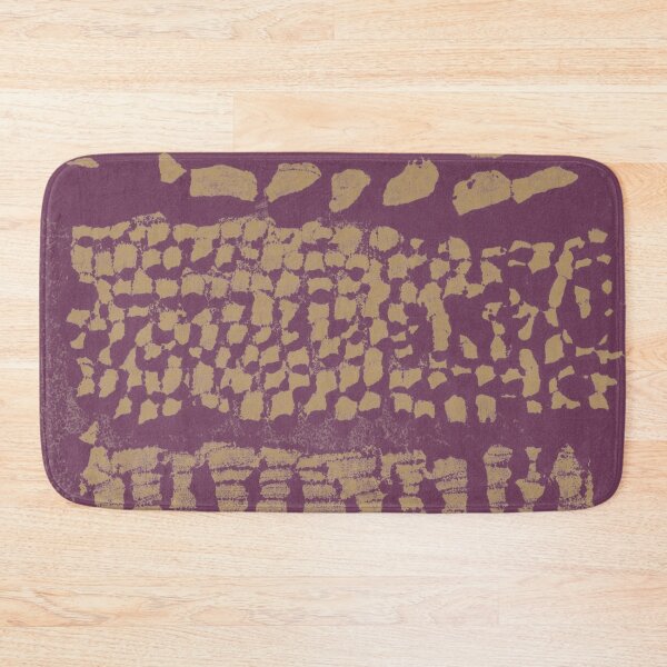 Item preview, Three Grains Textured Monoprint - Beet + Fawn designed and sold by Irene Estelle.