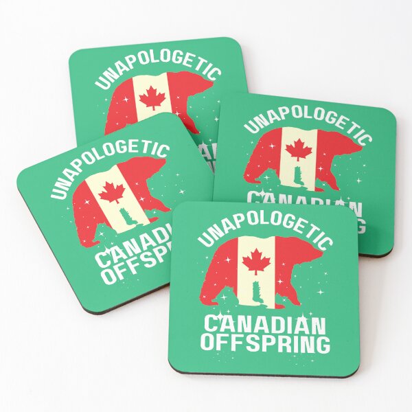 Item preview, unapologetic Canada offspring bear designed and sold by Wear2Fit.