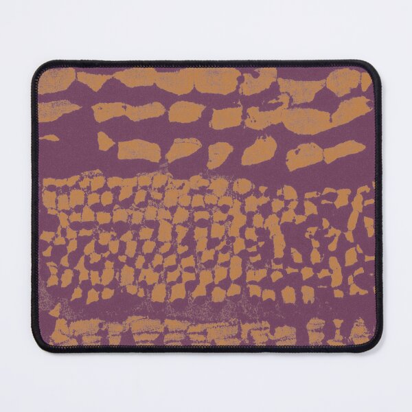 Item preview, Three Grains Textured Monoprint - Beet + Rust designed and sold by Irene Estelle.