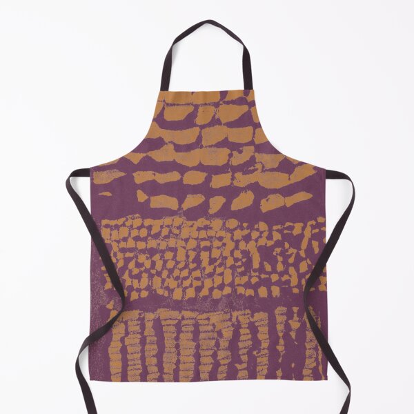 Item preview, Three Grains Textured Monoprint - Beet + Rust designed and sold by Irene Estelle.