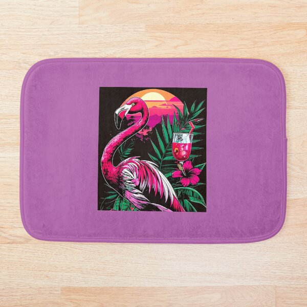 Item preview, A flamingo in a sunset tropical vacation designed and sold by Creative Visualize.