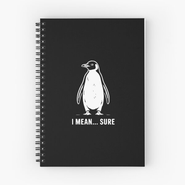 Item preview, I Mean Sure Penguin Sarcastic Humor designed and sold by theartfulaspie.