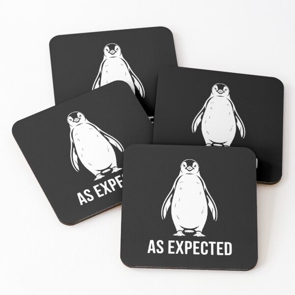 Item preview, As Expected Penguin Sarcastic Minimalist Humor designed and sold by theartfulaspie.
