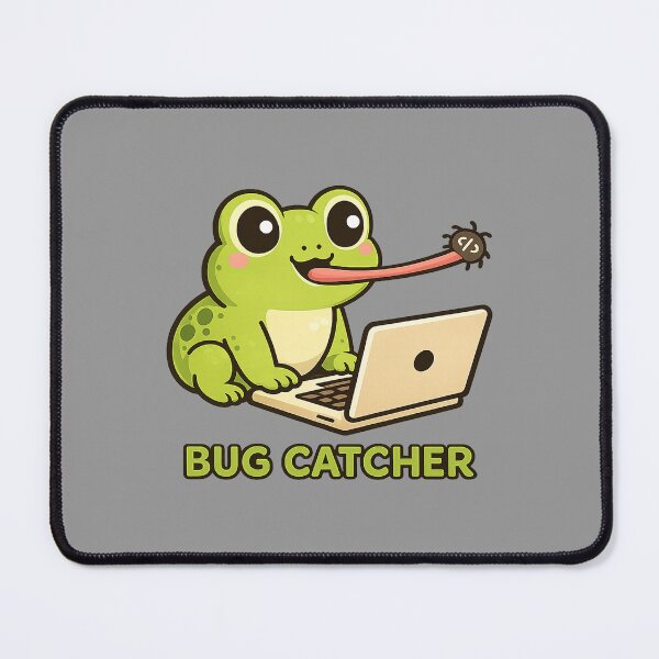 Item preview, Bug Catcher — Coding Frog designed and sold by DreamMachine69.