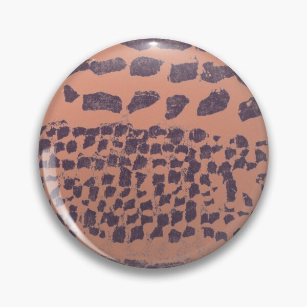 Item preview, Three Grains Textured Monoprint - Coral + Fig designed and sold by Irene Estelle.
