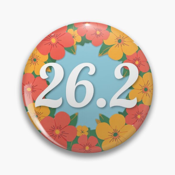 Item preview, 26.2 floral sticker designed and sold by allls17.