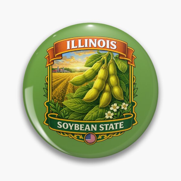 Item preview, Illinois - The USA Soybean State designed and sold by Myra365Art.