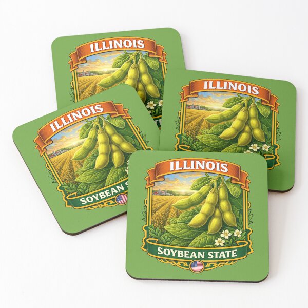 Item preview, Illinois - The USA Soybean State designed and sold by Myra365Art.