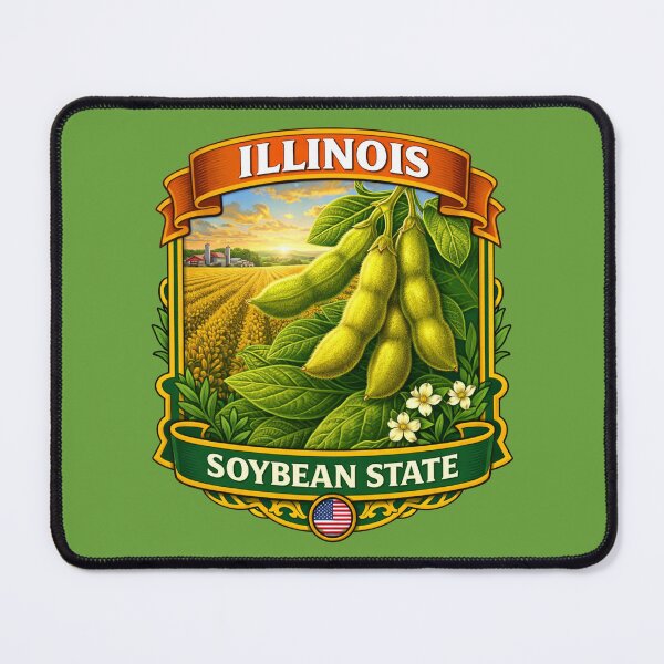 Item preview, Illinois - The USA Soybean State designed and sold by Myra365Art.