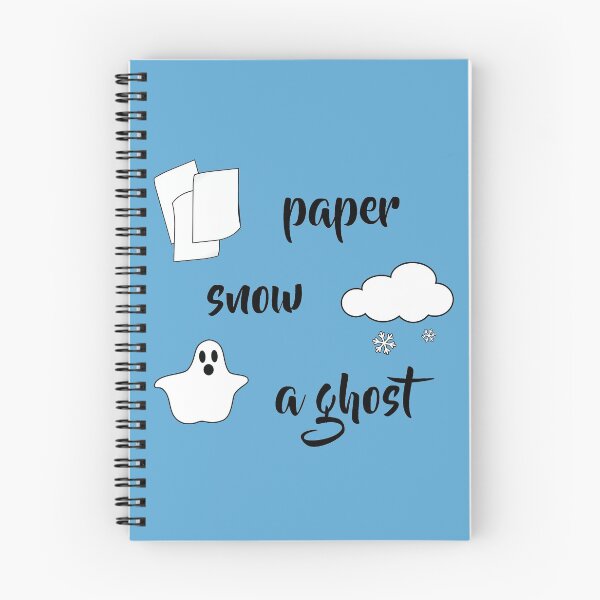 Item preview, Paper Snow A Ghost Friends Quote designed and sold by magentasponge.