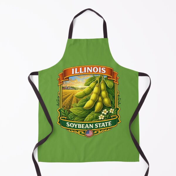 Item preview, Illinois - The USA Soybean State designed and sold by Myra365Art.