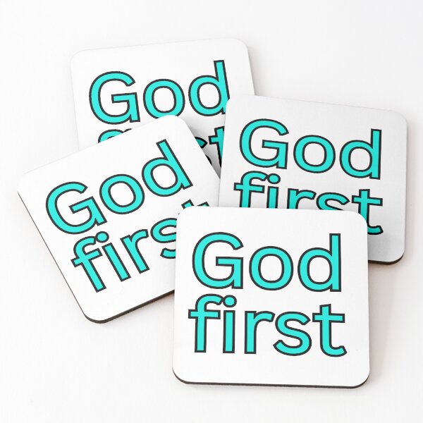 Artikelvorschau, Gott an erster Stelle – religiöses Sprichwort entworfen und verkauft von HustlersShop77.