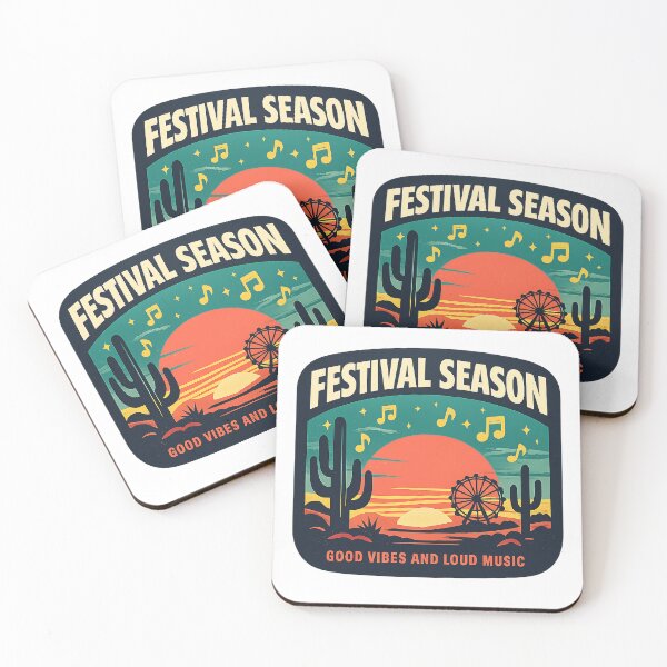 Item preview, Festival Season Good Vibes And Loud Music designed and sold by VaultInk.