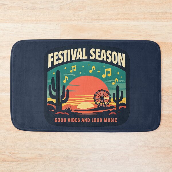 Item preview, Festival Season Good Vibes And Loud Music designed and sold by VaultInk.