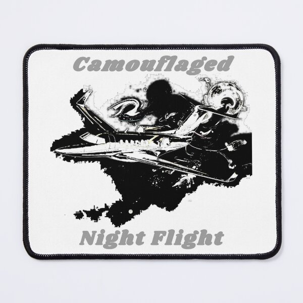 Item preview, Camouflaged Night Flight, an aircraft gift, for the aviation enthusiast and aviation lover designed and sold by PiperParrot.
