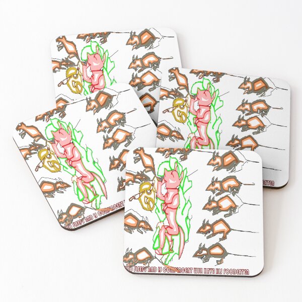 Item preview, HE WHO SLEEPS AND IS COMPINCENT WILL HAVE HIS FOOD EATEN BY Rats designed and sold by sadeek1021953Ss.