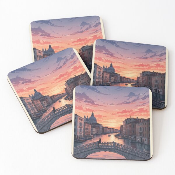 Item preview, Sunset on the Grand Canal of Venice designed and sold by HeyHas.