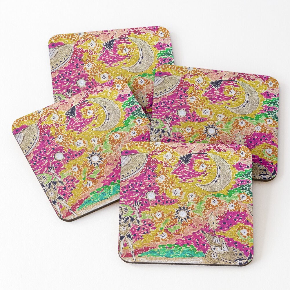 Item preview, Coasters (Set of 4) designed and sold by RasmusNielsen.