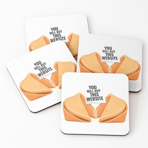 Item preview, Funny Fortune Cookie Website Purchase Humor Graphic designed and sold by WallaceSilvaART.