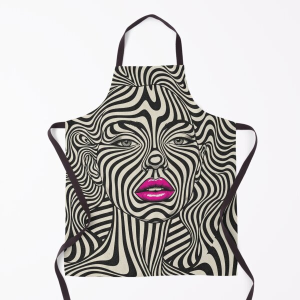 Item preview, Hypnotic Op Art Psychedelic Portrait designed and sold by HeyHas.