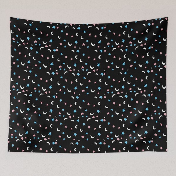 Item preview, Trans Pride Stars and Moons designed and sold by PicStitch.