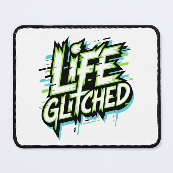 Item preview, Life Glitched – Neon Chaos Streetwear Graphic Tee designed and sold by NewUSShop.