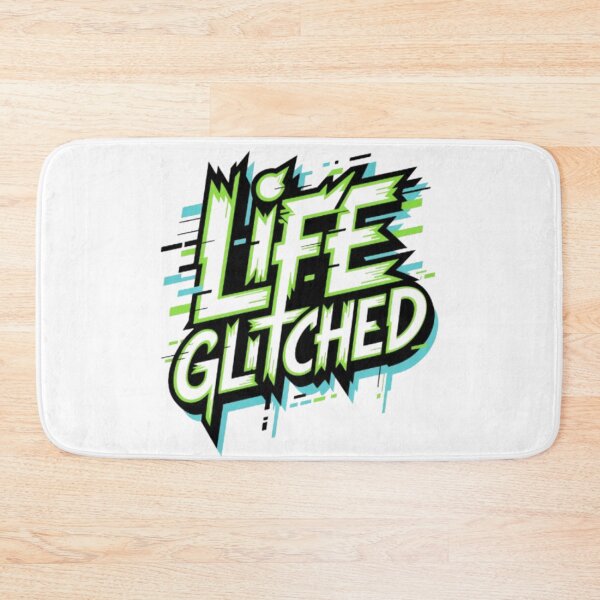 Item preview, Life Glitched – Neon Chaos Streetwear Graphic Tee designed and sold by NewUSShop.
