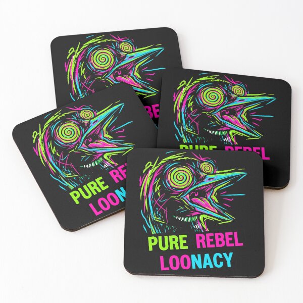 Item preview, Pure Rebel Loonacy – Psychedelic Crow Punk Art (3) designed and sold by WallaceSilvaART.