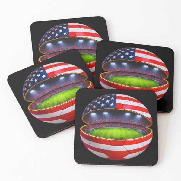 Item preview, USA Soccer Stadium Ball Design  designed and sold by FunToTheFullest.