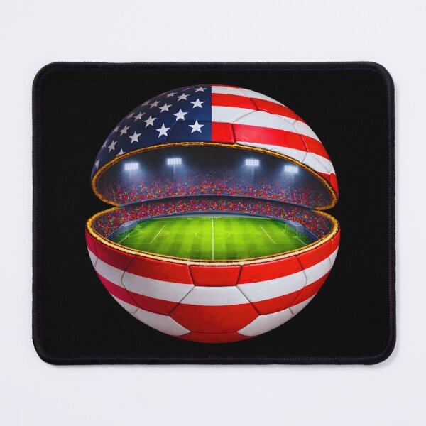 Item preview, USA Soccer Stadium Ball Design designed and sold by FunToTheFullest.