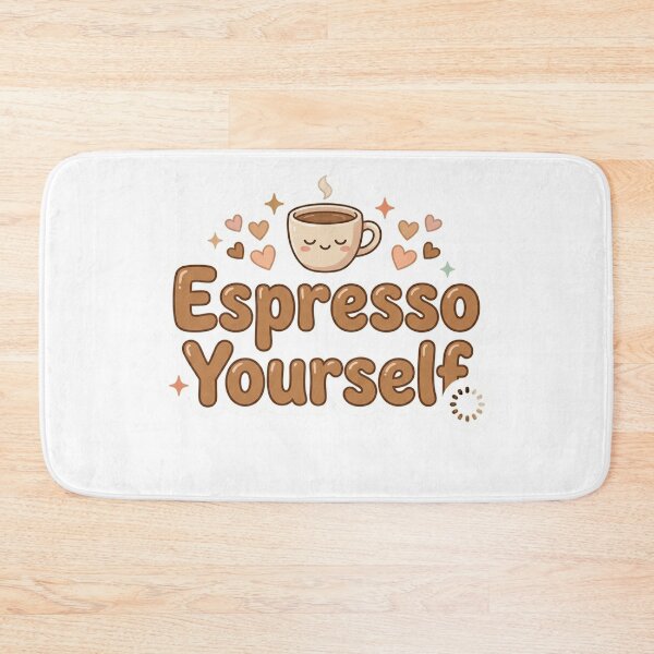 Item preview, Espresso Yourself Funny Coffee Sticker designed and sold by CutePlix.