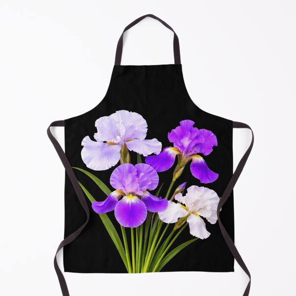 Item preview, Elegant Blooming Bearded Iris Bouquet Shapes Mania designed and sold by Shapes-Mania.