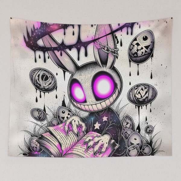 Item preview, Cursed Bunny Drip Art designed and sold by DonaldWaltersxx.