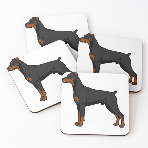Item preview, Doberman Pinscher Minimalist Vector Art designed and sold by DigitalGremlin.